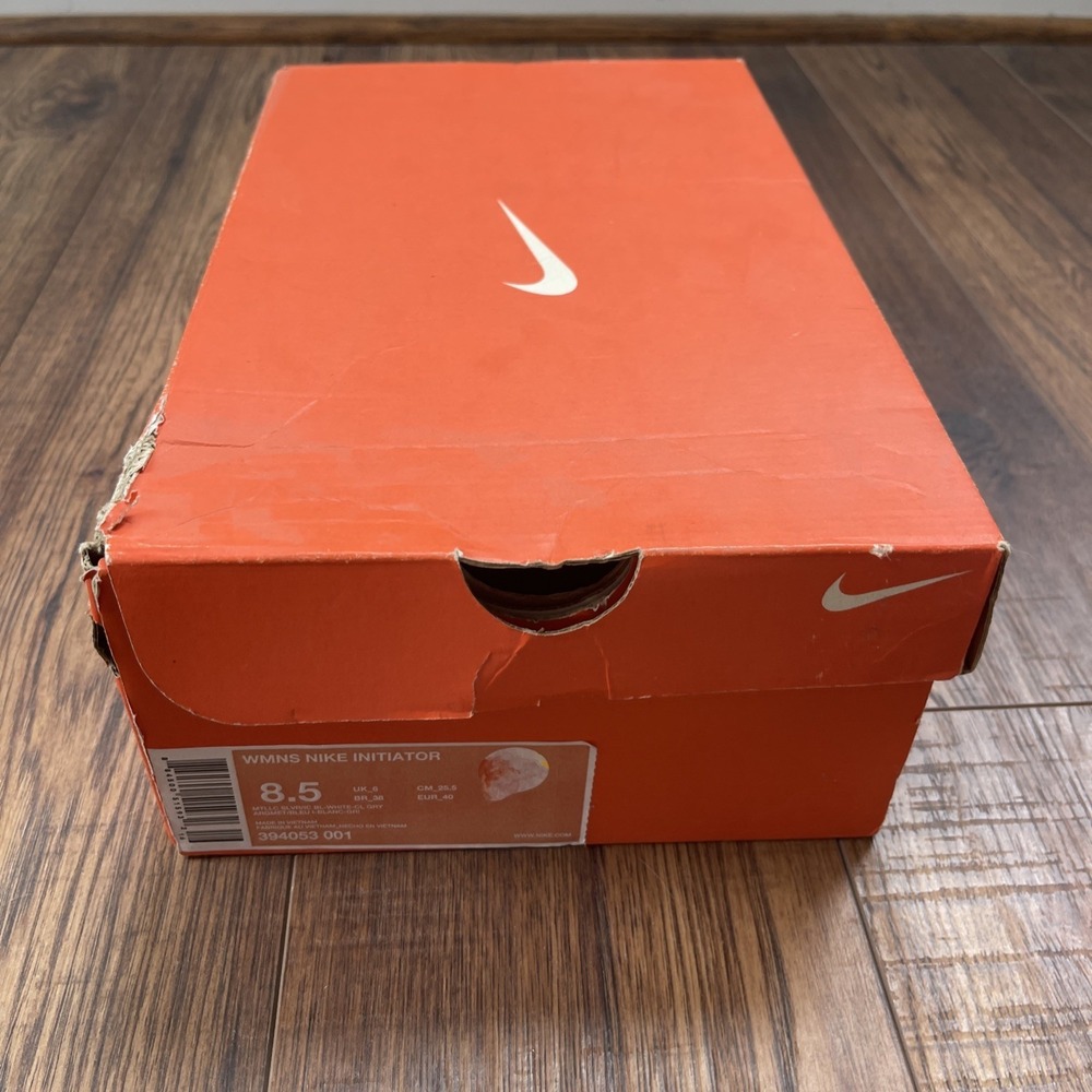Nike Initiator Women Size 8.5 Running Sneakers Metallic Silver Ice Blue New - Picture 10 of 13